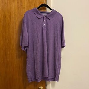 Purple Polo Shirt with Relaxed Fit